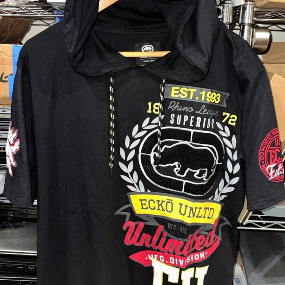 Ecko-unltd Men's Black Hoodie